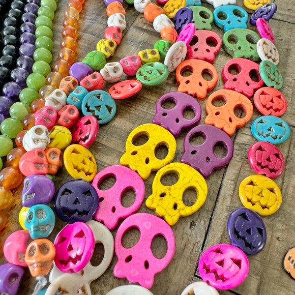 Halloween Bead Bundle - Perfect for Jewelry Making - Keychains - Earrings